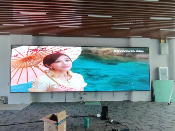 黄平P1.53led小间距屏安装案例